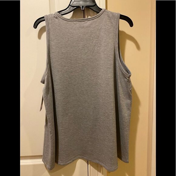 Natori Heather Gray Top - Picture 2 of 5
